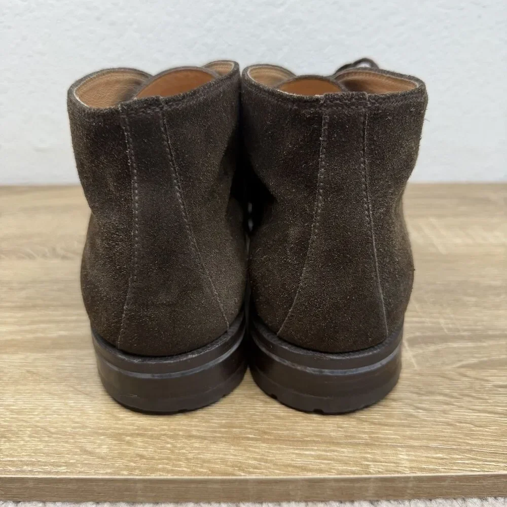 Gravati Wilkes Bashford Suede Chukka Boots Brown Men's 10.5 M Lace Up Italy Made